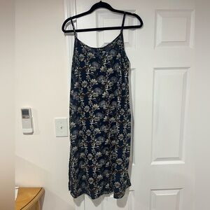 Lulus boho flowy floral tank midi dress